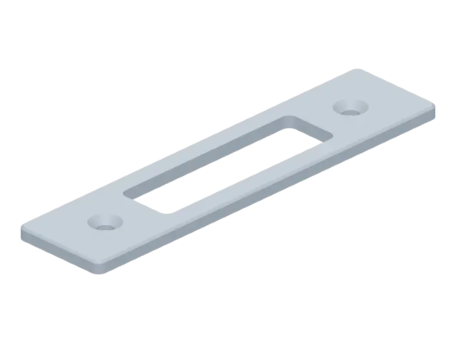 Gate latch plate, the part Make built