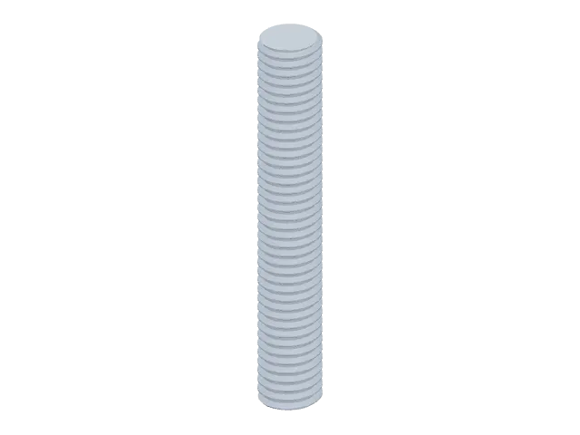 M8 x 50 threaded rod, the part Make built
