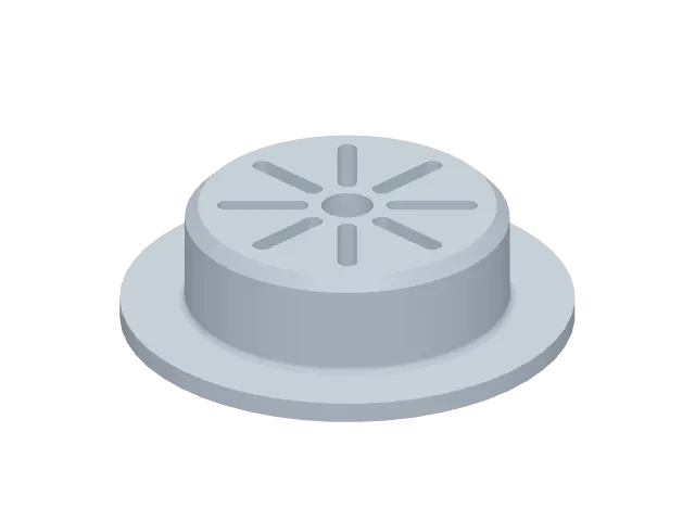 Plant pot drainage plug, the part Make built